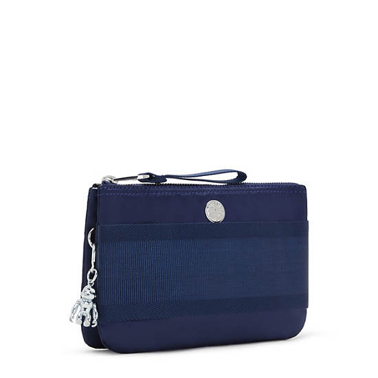 Kipling Creativity Extra Large Metallic Wristlet Väska Marinblå | SE 1148ZU